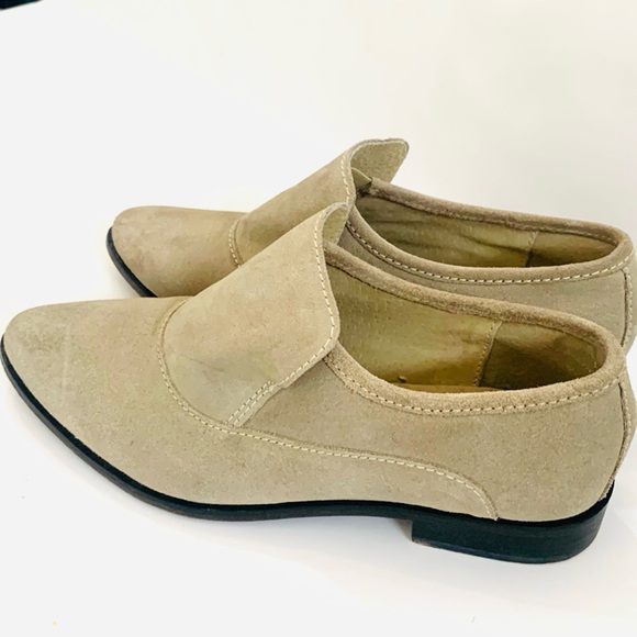 Free People Brady Loafer Lt Tan Slip On Leather Casual Boho Pointed Toe … - Picture 5 of 11